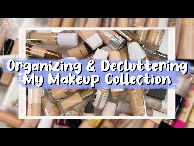 Reorganizing & Decluttering My Makeup Collection! | Part 1, December 2023 | Julia Adams