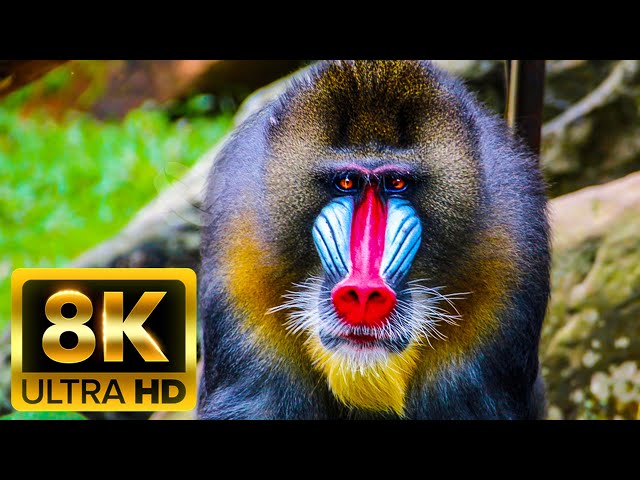 Colorful Аnimals (60FPS) ULTRA HD - With Nature Sounds Colorfully Dynamic