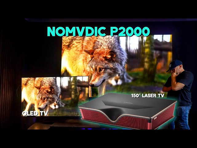 NOMVDIC P2000 4K Triple Laser Ultra Short Throw Projector is WOW!!
