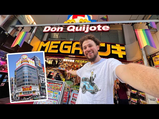 Japan's largest, chaotic supermarket: IT HAS 8 FLOORS! | Don Quijote