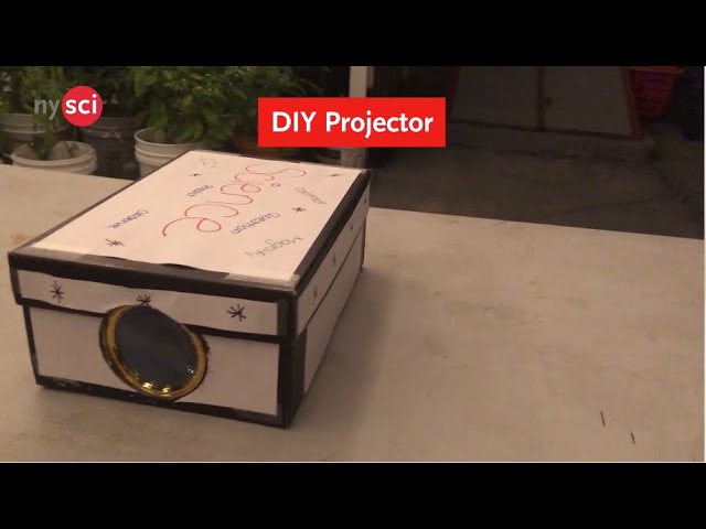 How to make a shoebox smartphone projector (DIY fun!)