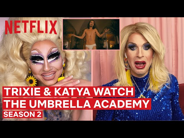 Drag Queens Trixie Mattel & Katya React to The Umbrella Academy Season 2 | I Like to Watch | Netflix