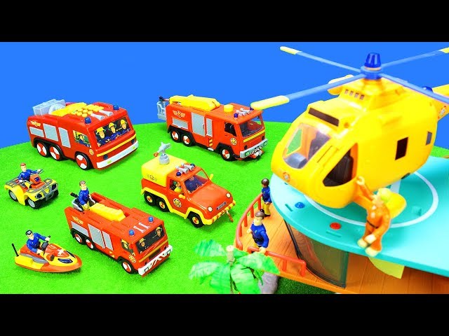 Feuerwehrmann Sam: Spielzeug Feuerwehrautos & Stationen Kollektion | Feuerwehr Kinderfilm
