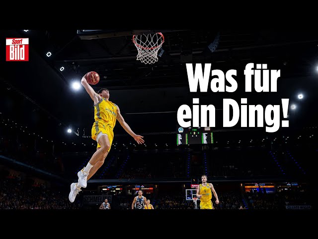 Basketball: Mega-Dunk von Gabriele Procida bei Berliner Aufholjagd | Halleluja