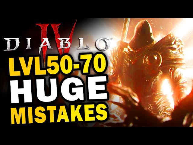 Don't Make These Huge Mistakes in the Mid-Late Game ( Diablo 4 )