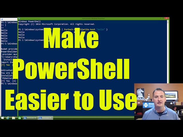 Update PowerShell for Windows 7 and Windows 8 with PSReadLine and WMF 5.1
