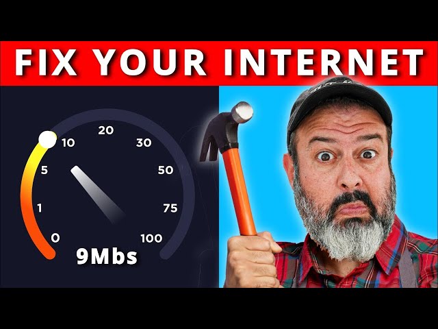 Simple steps to FIX your Internet Speed that anyone can follow