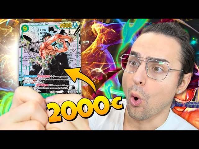 ANTEPRIMA OP-06 🤩 ZORO MANGA da 2000€ e GOD PACK - One Piece Card Game ITA