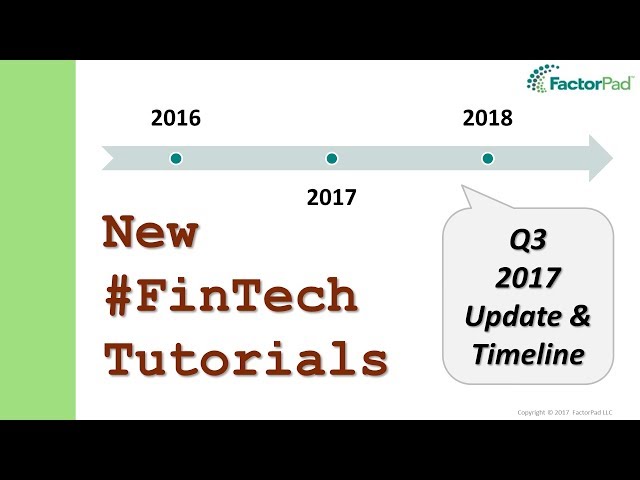 New FinTech Tutorials: open source software and stock investing