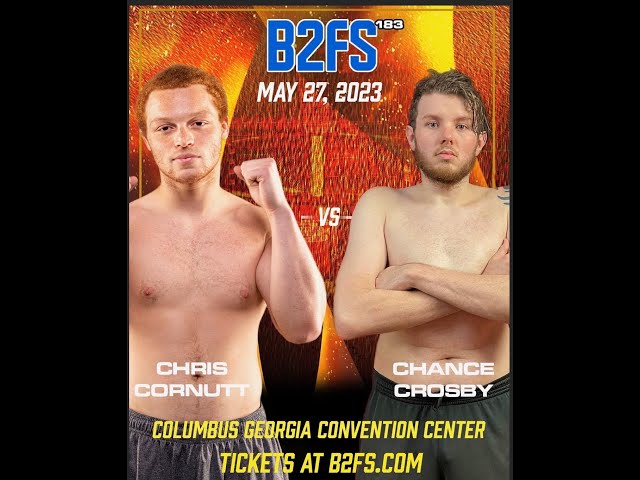 B2 Fighting Series 183 | Chance Crosby vs Chris Cornutt 185 Ammy