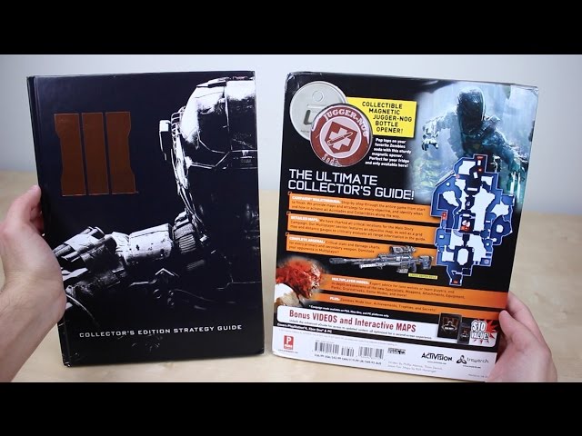 Call of Duty: Black Ops 3 Collector's Edition Guide! (Unboxing)