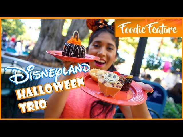 The Halloween Dessert Trio is FRIGHTFULLY Delicious and Now at Disneyland! | Halloween Time 2018