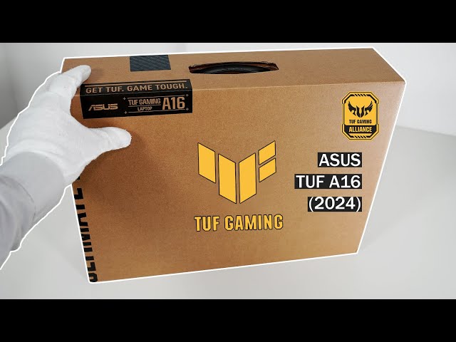 Ultimate Force I Asus TUF A16 (2024) Gaming Laptop I ASMR Unboxing with Gaming Test