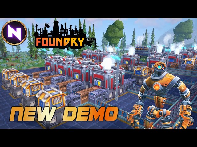 FOUNDRY - New Demo With Lots of Improvements | Upcoming First Person Voxel Factory/Simulation Game