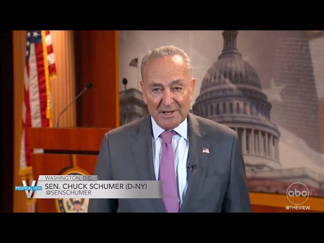 Sen. Chuck Schumer Says He's Not Going to Let America "Regress" on Voting Rights | The View