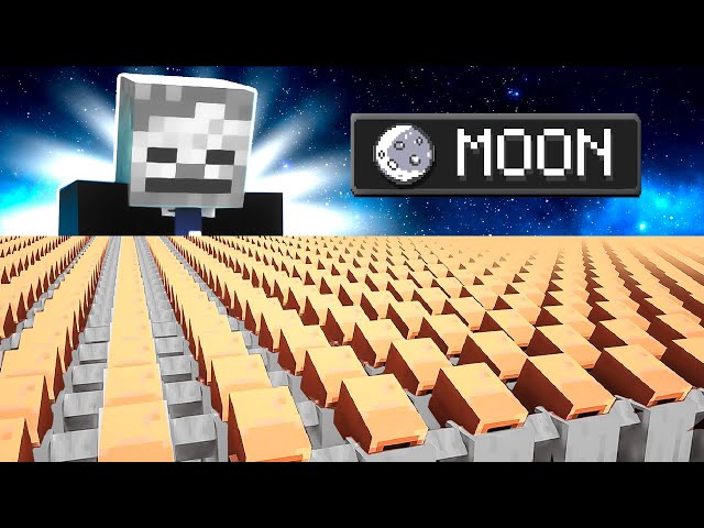 I Took 1,000,000 Villagers to The Moon
