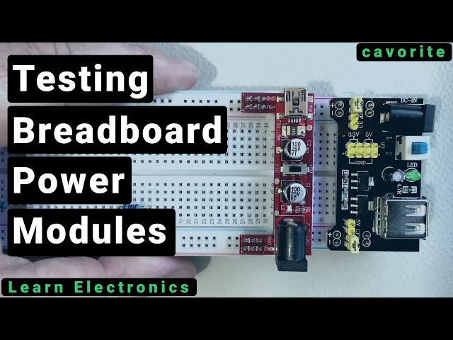 Breadboard Power Supply Modules on a Budget
