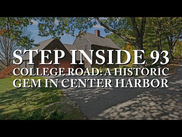 93 College Road, Center Harbor, New Hampshire Video Tour | Roche Realty Group #realestate #forsale