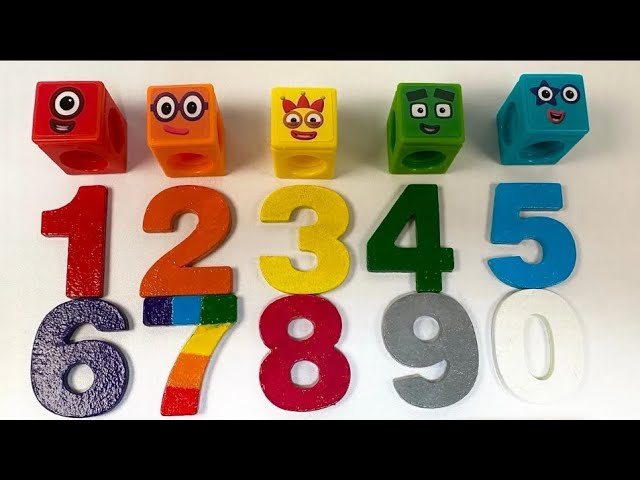 Numberblocks 1 - 10  Preschool Toddler Learning Video Fun with learning numbers