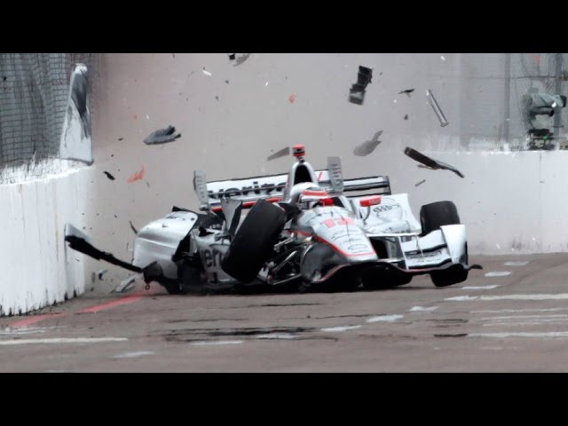 Indycar Crashes 2016