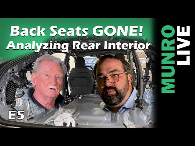 Mach-E Teardown: Back Seats Gone - Analyzing Rear Interior