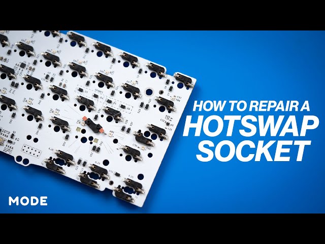 How to Repair a Hotswap Socket on a Mechanical Keyboard!