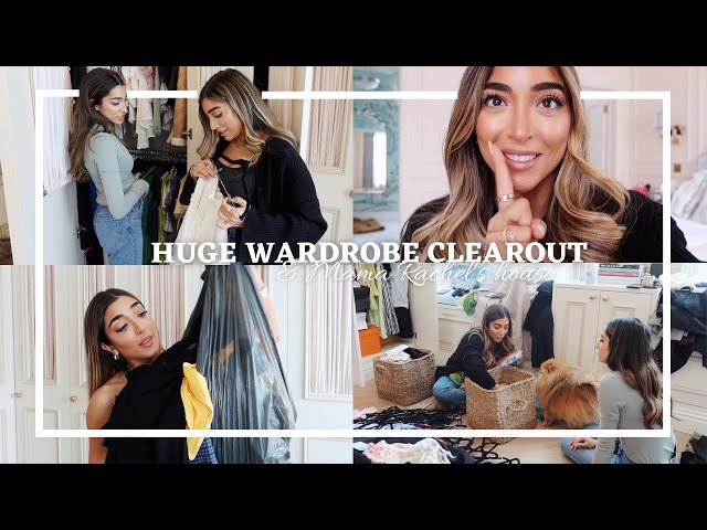 The BIGGEST closet clear out EVER with my sister + Seeing Mama Rachel!