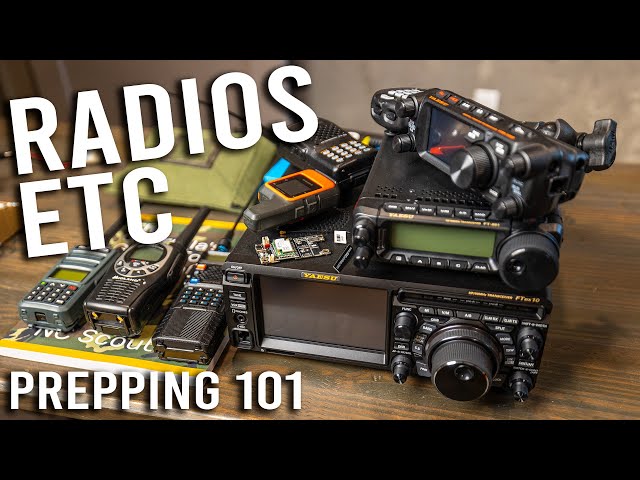 PREPPING 101 - COMMS - A Guide To Grid Down Communication Tools - Ham Radio, Meshtastic, GMRS, Etc