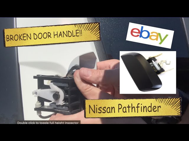 Nissan Pathfinder | Rear Door Handle Replacement 👍