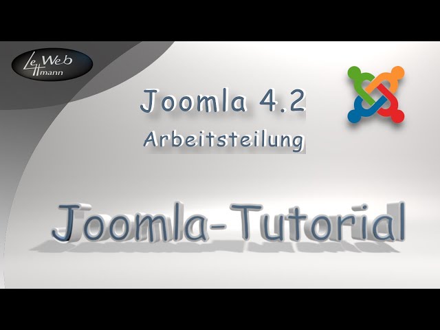 05 Joomla - Arbeitsteilung