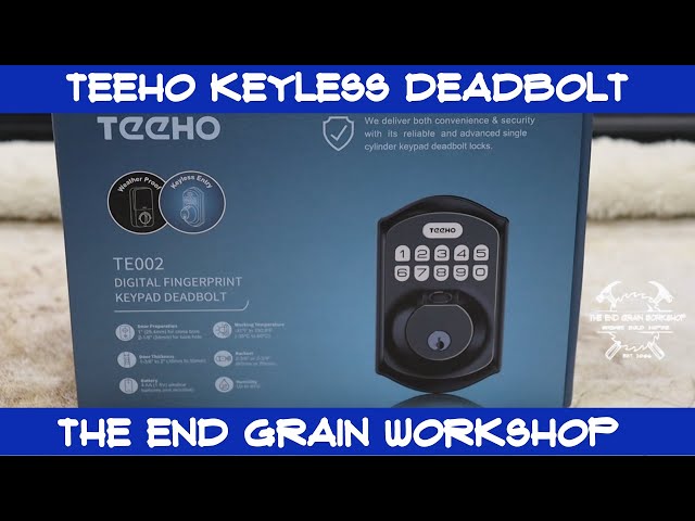 How to install a keyless deadbolt - The End Grain Workshop