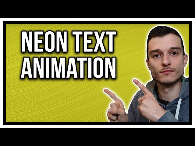 DaVinci Resolve 17 Neon Text Animation erstellen German [2022]