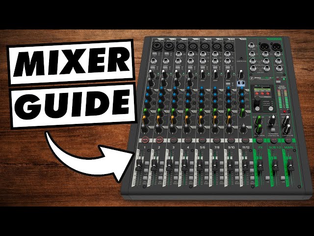 Audio Mixer Setup: A Beginner's Guide