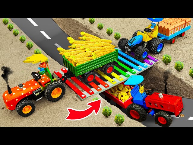 Diy tractor mini Bulldozer to making concrete road  Construction Vehicles, Road Roller #24
