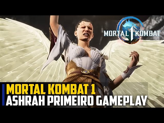 Mortal Kombat 1 - ASHRAH primeiro GAMEPLAY