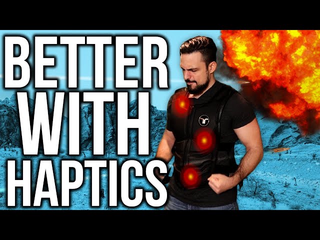 VR is BETTER with Haptics - bHaptics x40 Tactsuit Review