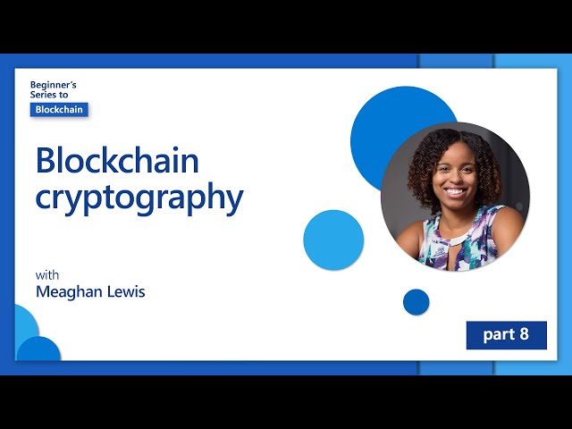 Blockchain cryptography [8 of 20] | Blockchain for Beginners