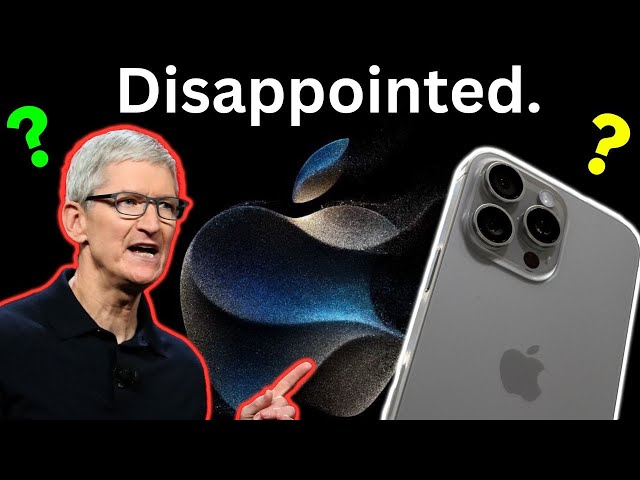 iPhone 15 - What Was Apple Thinking?!