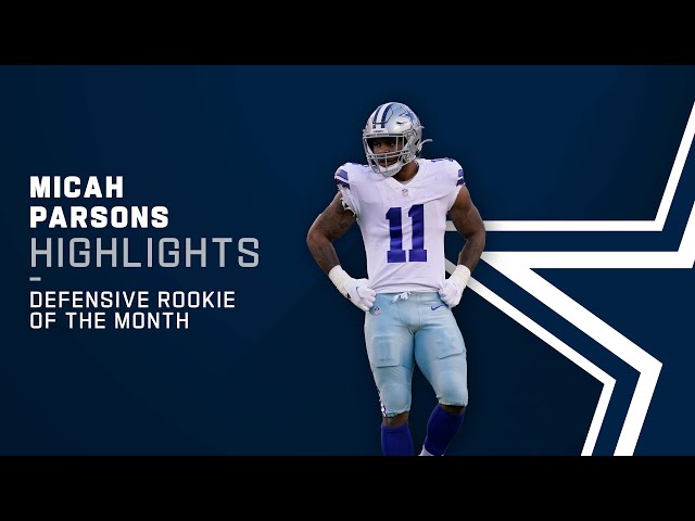Micah Parsons Highlights | Defensive Rookie of the Month