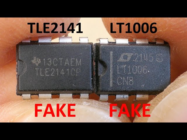 Fake OpAmps from eBay, how to test OpAmps
