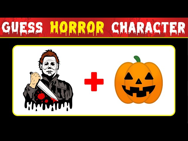 Guess Horror Character By EMOJI🤡🔪 FNAF Movie, Michael Myers, Ghostface, Pennywise, Jason,Wednesday