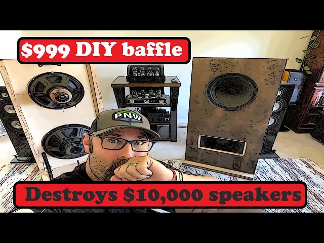 $999 DIY Baffle holding its own against $10K Hifi versions!?!? 🤯🤯