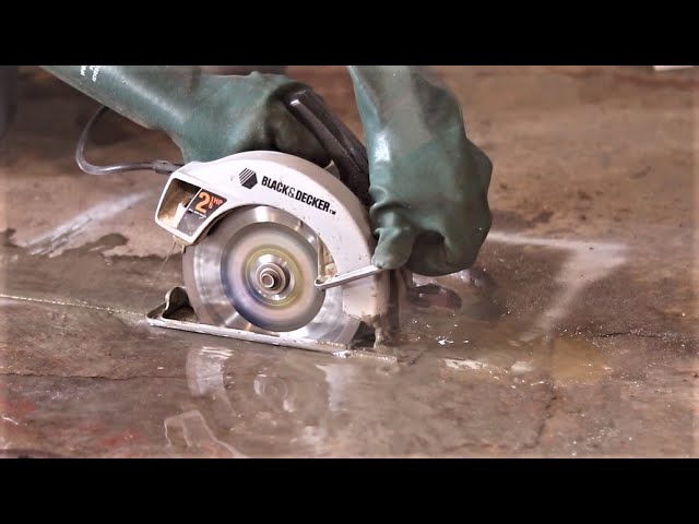 Cutting Concrete with a Circular Saw