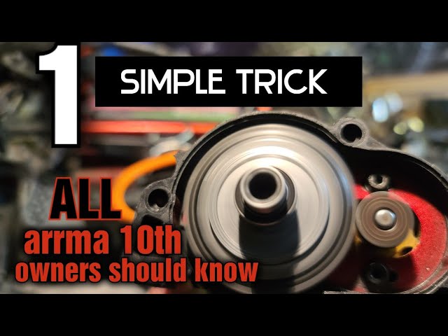 how to set your arrma 4x4 3s & 4s slipper cluch, no more problems!