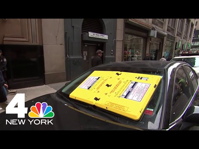 NYPD debuts barnacle boot for parking offenders | NBC New York