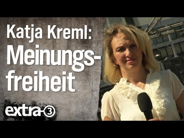 Reporterin Katja Kreml: Meinungsfreiheit in Deutschland | extra 3 | NDR