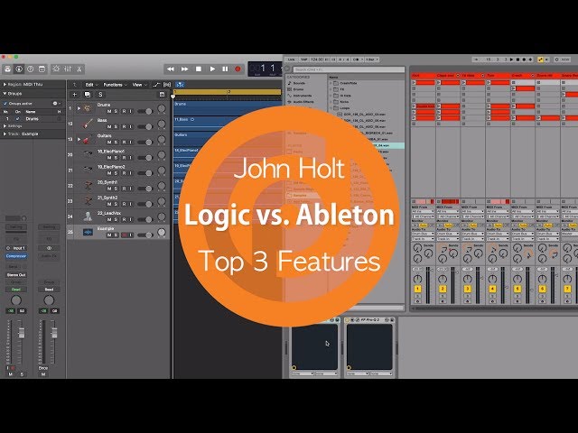 Logic vs. Ableton | Top 3 Features | John Holt