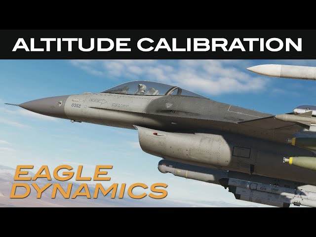 DCS: F-16C Viper | Navigation Altitude Calibration