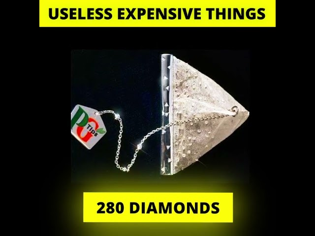 💸Most Expensive TEABAG in the World 💰🤑 - Expensive Useless Things - #shorts #facts #factshorts