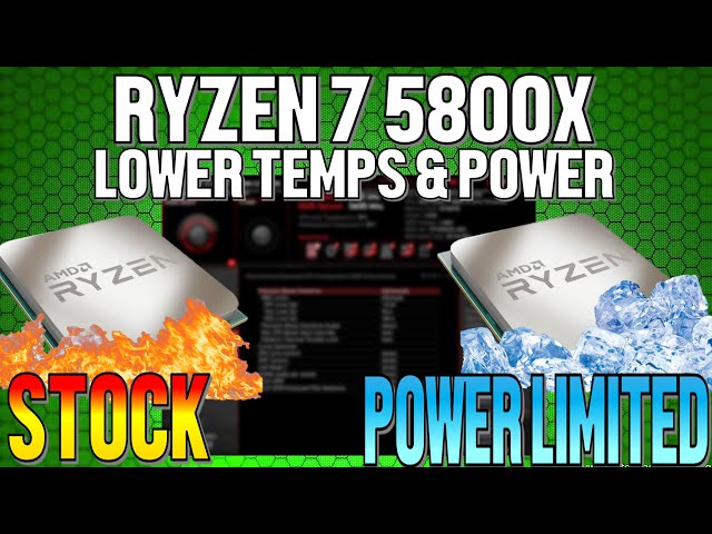 Lower Temps and Power On Your Ryzen 7 5800X CPU Without Losing Gaming Performance